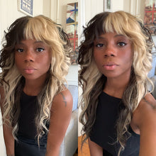 Load image into Gallery viewer, Split Color Wolf Cut Wig (Made 2 Order) - Human Hair
