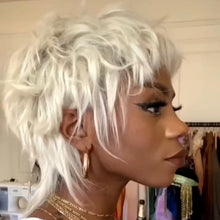 Load image into Gallery viewer, Platinum Angelš¤ Mullet (Made 2 Order)- Human Hair