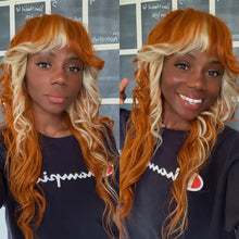 Load image into Gallery viewer, Split Color Wolf Cut Wig (Made 2 Order) - Human Hair