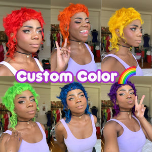 [Custom] Made 2 Order Mullet Wig- Human Hair