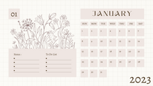 Load image into Gallery viewer, 2023 Calendar - Style D [Printable PDF]
