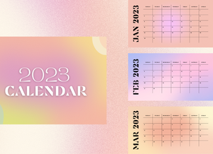 2023 Calendar - Style C [Printable PDF]