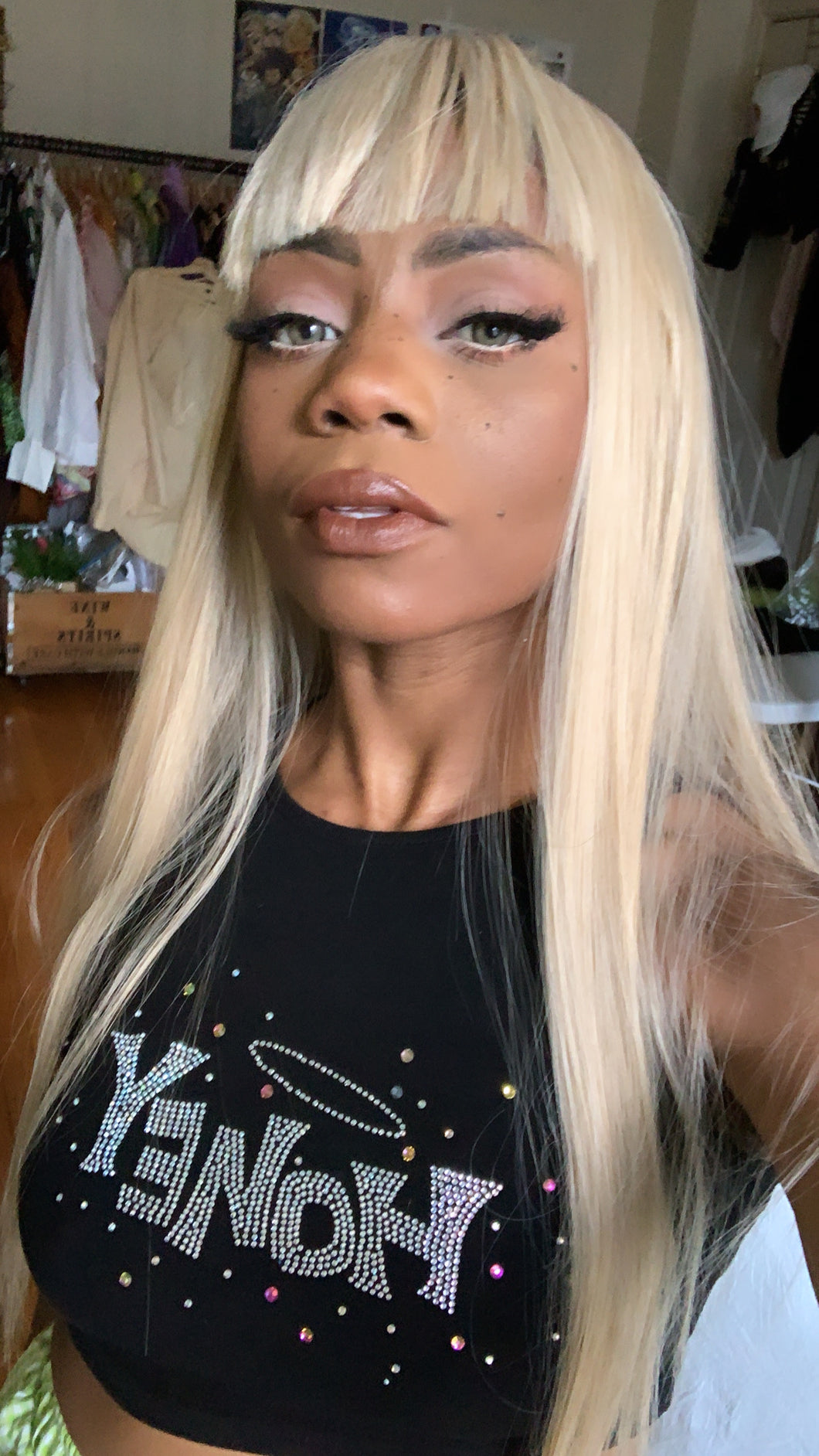 Blonde Long Straight Wig
