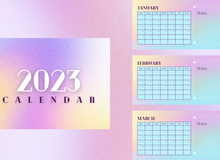 Load image into Gallery viewer, 2023 Calendar - Style B [Printable PDF]
