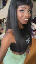 Load and play video in Gallery viewer, Black Human Hair Wig

