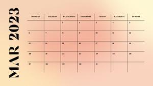 2023 Calendar - Style C [Printable PDF]
