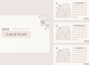2023 Calendar - Style D [Printable PDF]