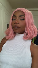 Load image into Gallery viewer, Rose Pink Bob Wig
