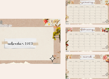 Load image into Gallery viewer, 2023 Calendar - Style E [Printable PDF]
