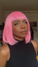 Load image into Gallery viewer, Bright Pink Bob Wig
