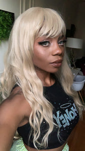 Blonde Curly Wig
