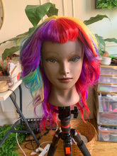 Load image into Gallery viewer, Rainbow Dark Wolf Cut Wig
