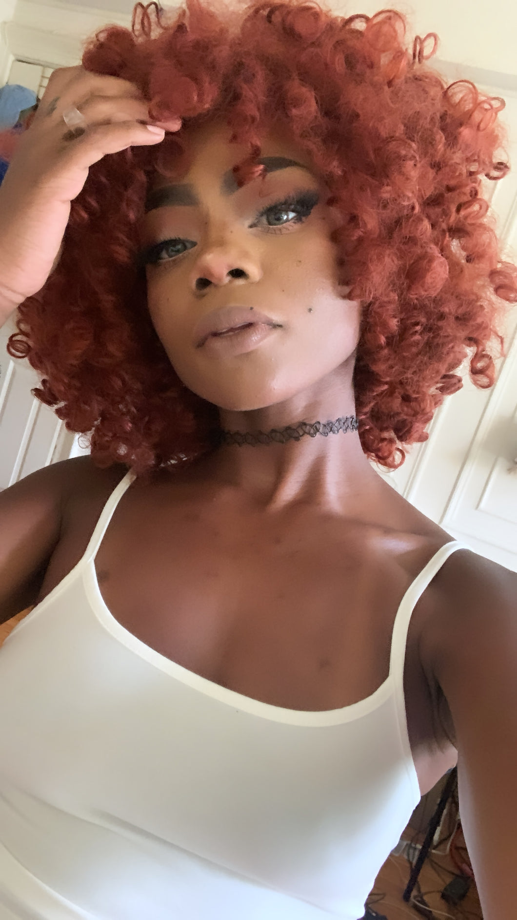Auburn Afro Wig